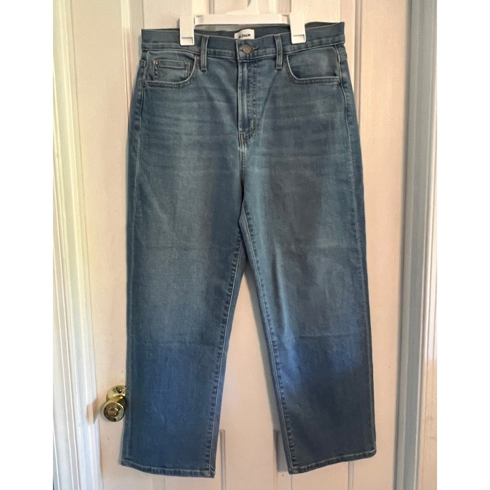 NWT Hudson Noa High‎ Rise Straight Ankle Jeans Eugenia Blue Size 31 New Womens